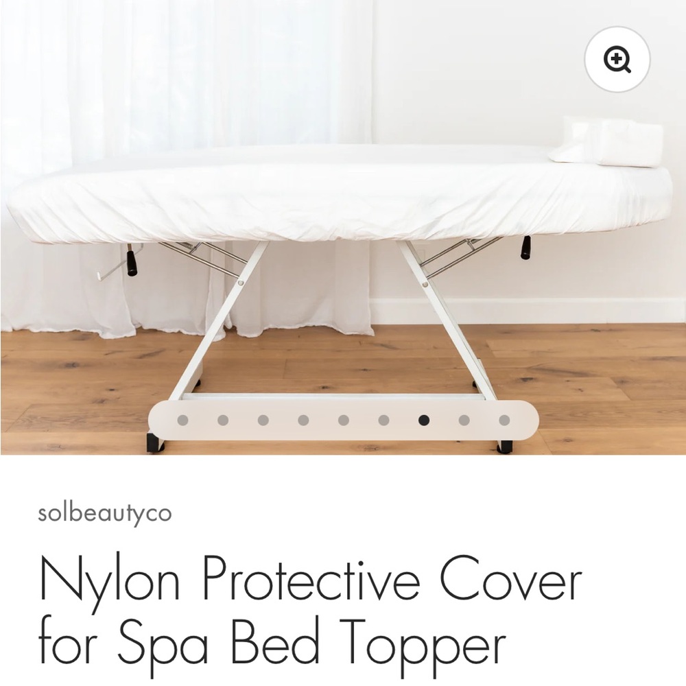 Sol beauty spa bed nylon cover